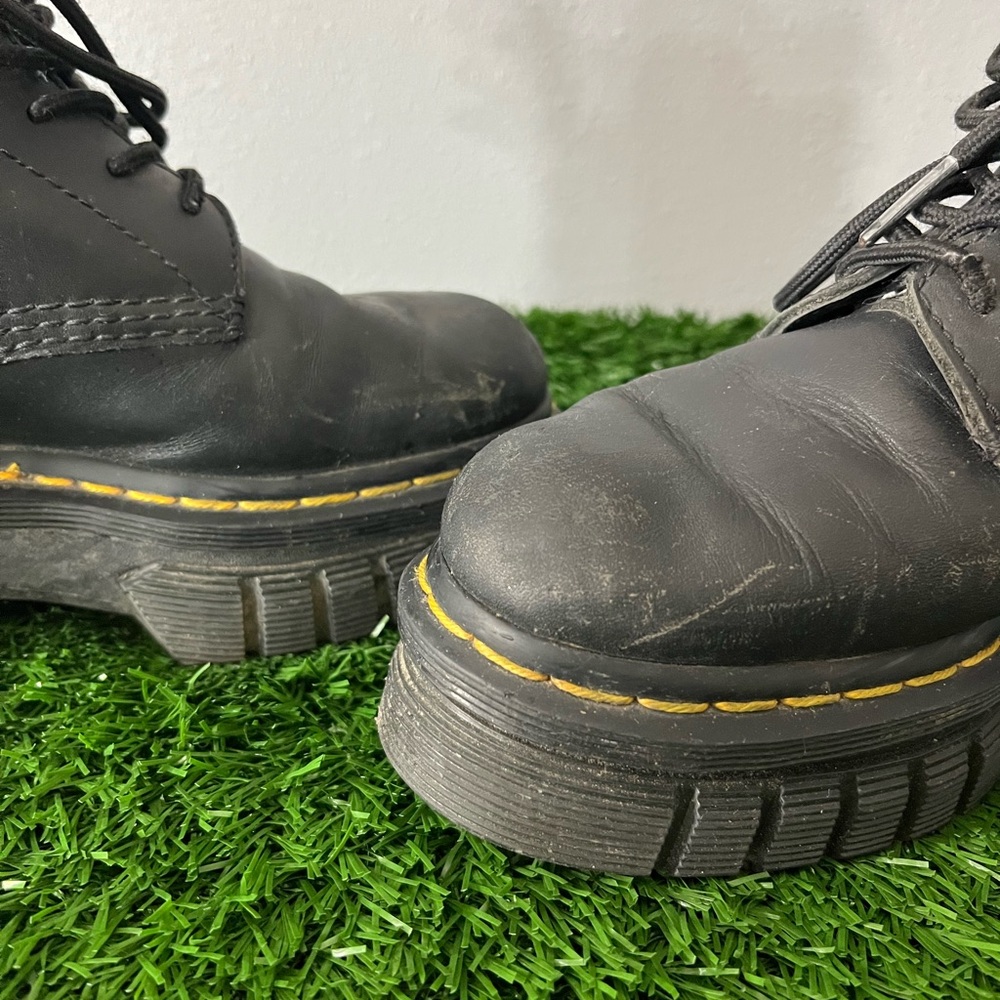 Dr. Martens Black 8-Eye Boots 7 - Picture 6 of 7